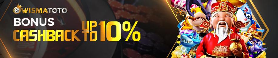 Bonus Cashback Mingguan CASINO dan SPORTSBOOK hingga 10%